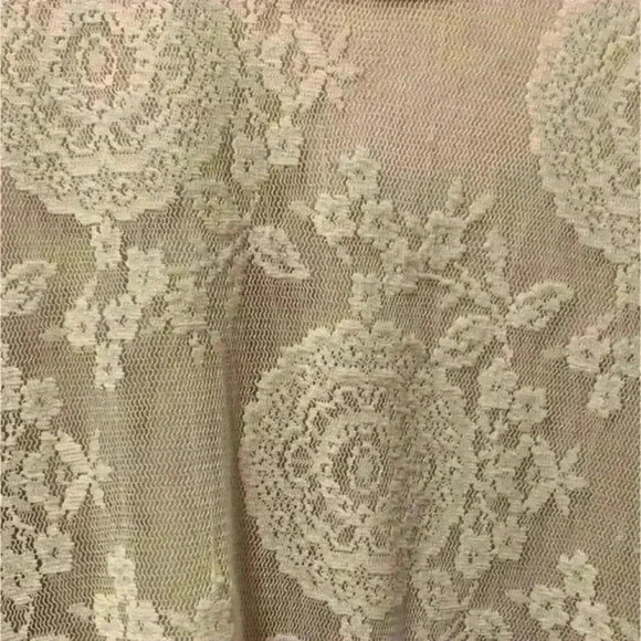 Codigo Women's Sz S‎ Asymmetrical High/Low Cream Women's Lace Dress with Lining - Picture 14 of 14